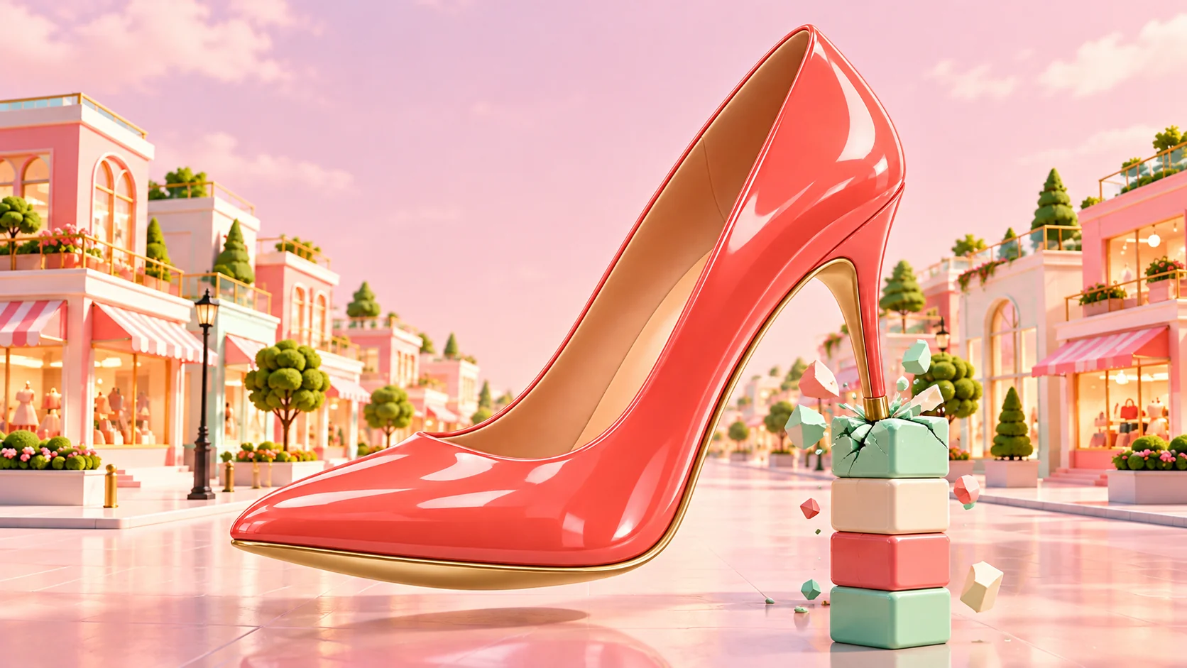 Break the Heel! website concept artwork; official game artwork pending